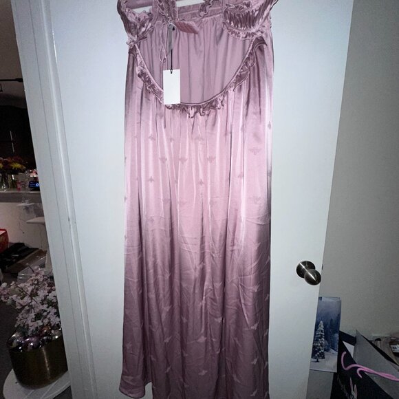 Anthropologie Asymmetrical Dress in Light Pink - Picture 4 of 5
